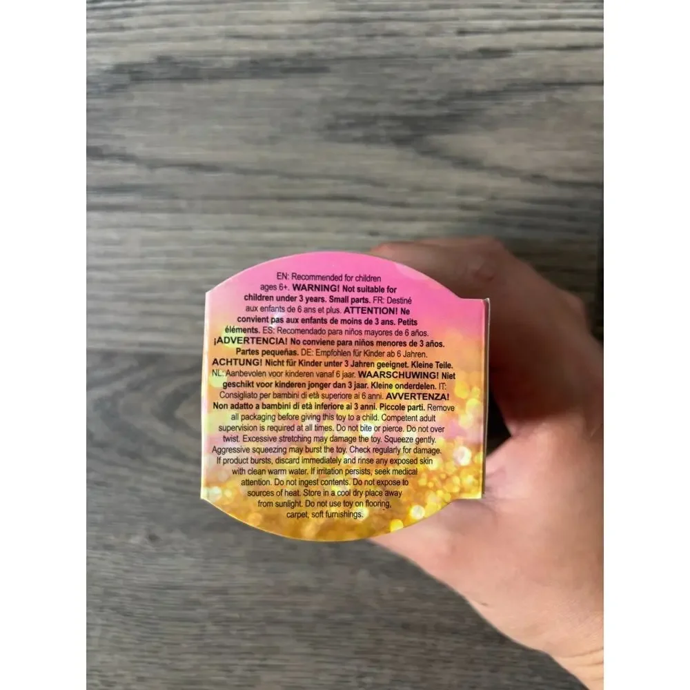 New Glitter Bao Buns TRIPLE Glitter with Original Packaging Squishy Toys
